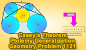 Problema de geometría 1121 Casey Theorem