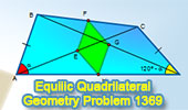 Equilic Quadrilateral, Problema de Geometría 1369