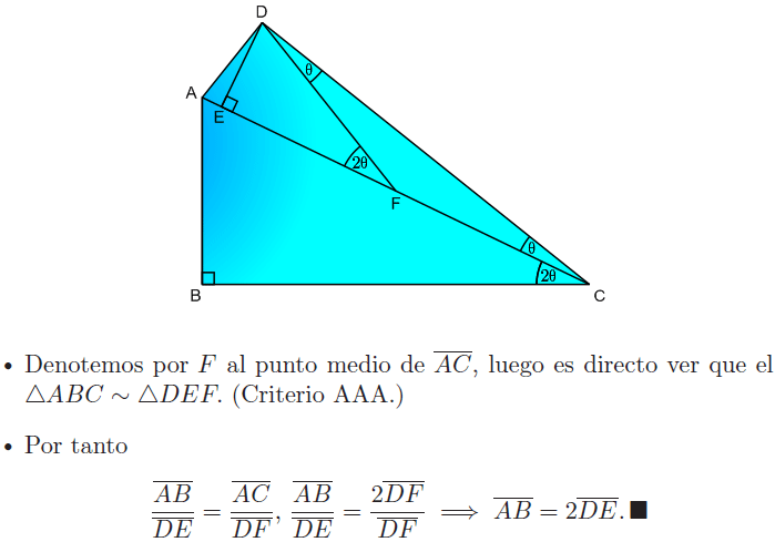 Solucion de problema 17 de gogeometry