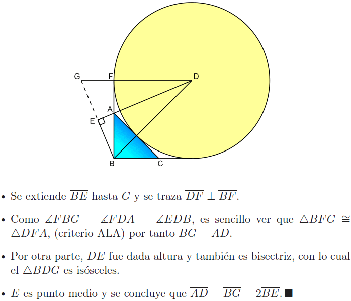 Solucion de problema 19 de gogeometry
