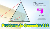 Problema de Geometría 132. Triangulo, Ortocentro, Angulo de 60 grados, Punto medio.