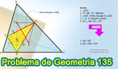 Problema de Geometría 135. Triangulo Órtico, Alturas, Circunferencia Inscrita, Puntos de Tangencia, Perpendicular, Paralela, Congruencia.