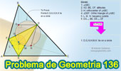 Problema de Geometría 136. Triangulo Órtico, Alturas, Circunferencia Inscrita, Puntos de Tangencia, Perpendicular, Puntos Cocíclicos.