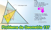 Problema de Geometría 137. Triangulo Órtico, Alturas, Circunferencia Inscrita, Puntos de Tangencia, Perpendicular, Paralelogramo, Puntos Colineales.