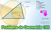 Problema de Geometría 155 (ESL): Triangulo, Distancia del Incentro al Circuncentro en función del Inradio y Circunradio.