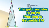 Triangulo Isosceles 80-80-20