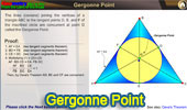 Gergonne Point Theorem