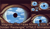 Ren Magritte: The False Mirror, HTML5 Animation for iPad and Nexus