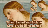 Sacred and Profane Love by Titian and Golden Rectangles and Golden Rectangles