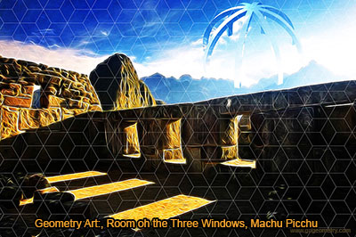 Geometric Art: Room of the Three Windows, Machu Picchu
