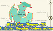 iPad Apps: Solids Elementary HD, Regular Dodecahedron