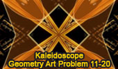 Online Kaleidoscope: Geometry Problem Art 11 - 20