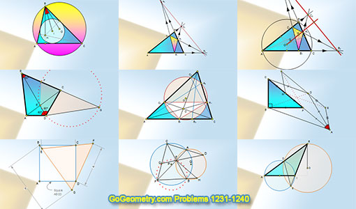 GoGeometry problems 1231-1240