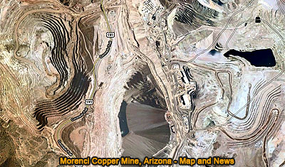 Morenci Copper Mine, Arizona, Map and News