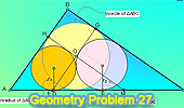 Right Triangle, incircles and inradius