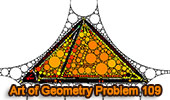 Geometric Art of Problema de Geometra 109 using Mobile Apps