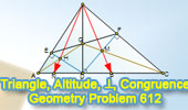 Triangle, Altitude, Congruence