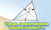 Triangle, Parallel, Concurrent, Ceva, Midpoint