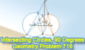 Intersecting circles