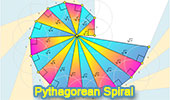 Pythagorean spiral or Square Root Spiral or Spiral of Theodorus