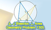 Problema de Geometría 1305
