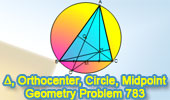 Triangle, Orthocenter, Circumcircle, Diameter, Midpoint
