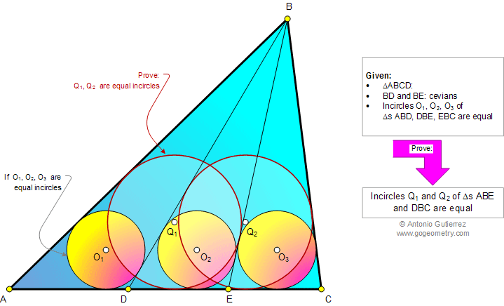 Problema de Geometra935 (English ESL): Cuadrado, Perpendiculare de un Vrtice, Circunferencia, Relaciones Mtricas