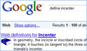  Google tip: Dictionary 'define'.
