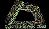 Quadrilateral Word Cloud