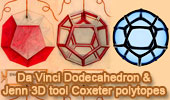 Da Vinci Dodecahedron, Jenn3D