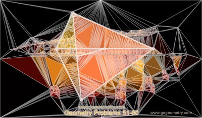 Geometry Art Problem 59, Right and Equilateral Triangles, Delaunay Triangulation. Trimaginator apps for iPad and iPhone