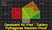 iPad Geoboard: Pythagorean Theorem proof