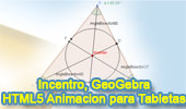 Geometra Dinmica: Incentro de un triangulo. Animacin interactiva para tabletas