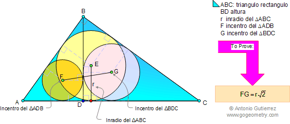 Problema 26: Triangulo rectangulo, altura