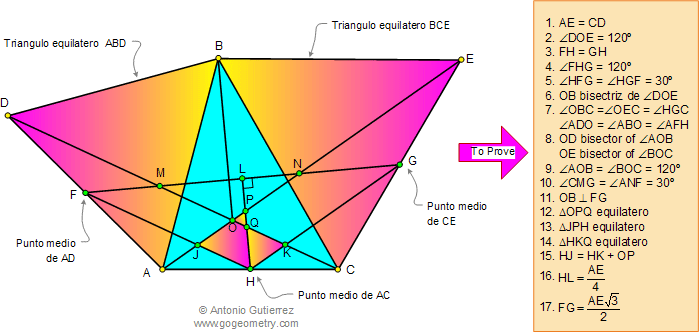 Problema triangulos equilateros