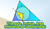 Triangulo, Incentro, Inradio, Area