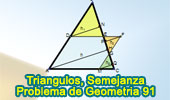 Semejanza de triangulos, paralelas
