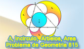 Triangulo, Incirculo, Semicirculos, Arbelos, Area