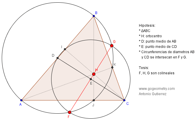 Area del triangulo equilatero, distancias punto interior, Herón