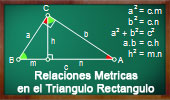 Relaciones Metricas Triangulo Rectangulo