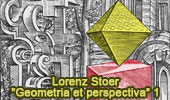 Lorenz Stoer, 'Geometria et perspectiva', 1567, Page 1 Selective Colorization