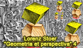 Lorenz Stoer, 'Geometria et perspectiva', 1567, Page 4 Selective Colorization