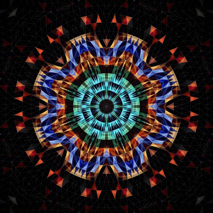 Geometric Art: Kaleidoscope, Circular and Triangular Composition, Mobile, iPad Apps