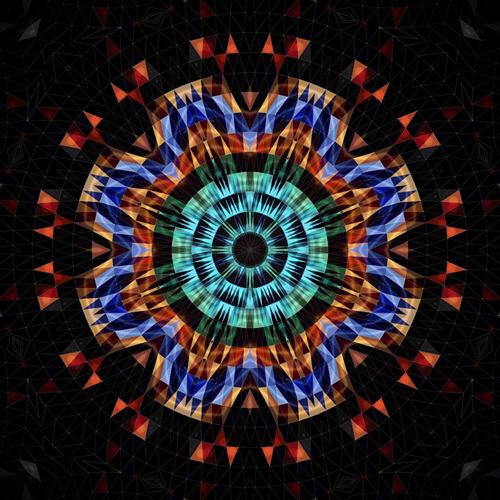 Geometric Art: Kaleidoscope, Circular and Triangular Composition, Mobile, iPad Apps