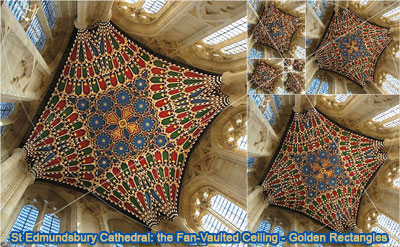 St Edmundsbury Cathedral, Vaulted Ceiling. Golden Rectangles