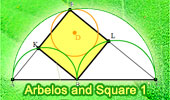 Archimedes Arbelos and Square