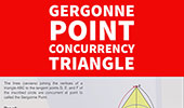 Typography of Gergonne Point
