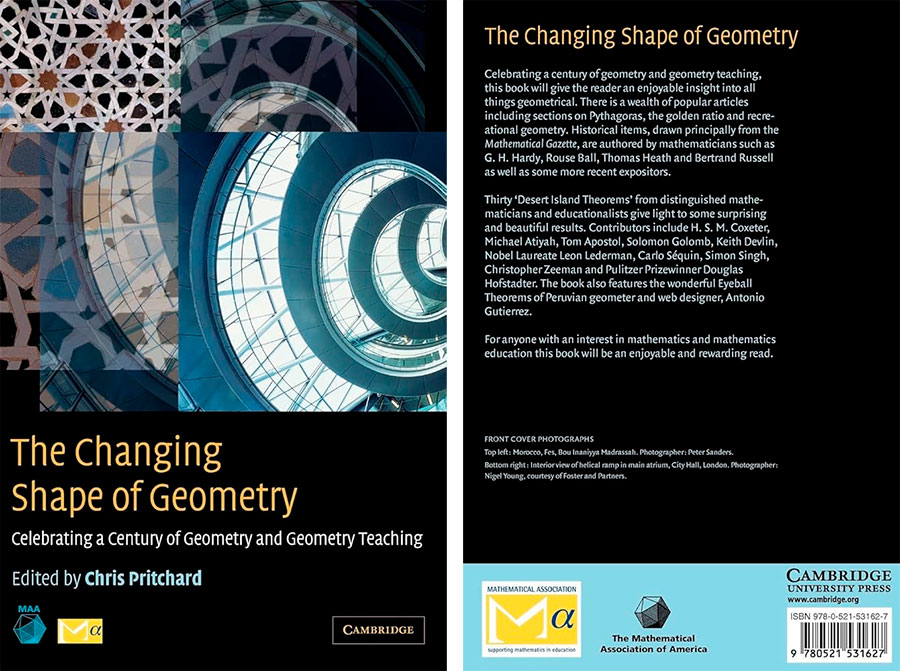 Gogeometry's Contribution to 'Desert Island Theorems' in the book 'The Changing Shape of Geometry: A Tribute to a Century of Geometry and Geometry Teaching' (Cambridge 2003)