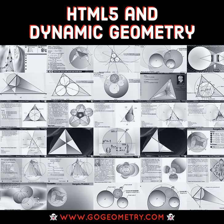 Typography of HTML5 and Dynamic Geometry Index. Halloween theme. iPad Apps, Mobile, Art, Machu Picchu