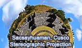 Sacsayhuaman, Cusco, Stereographic Projection
